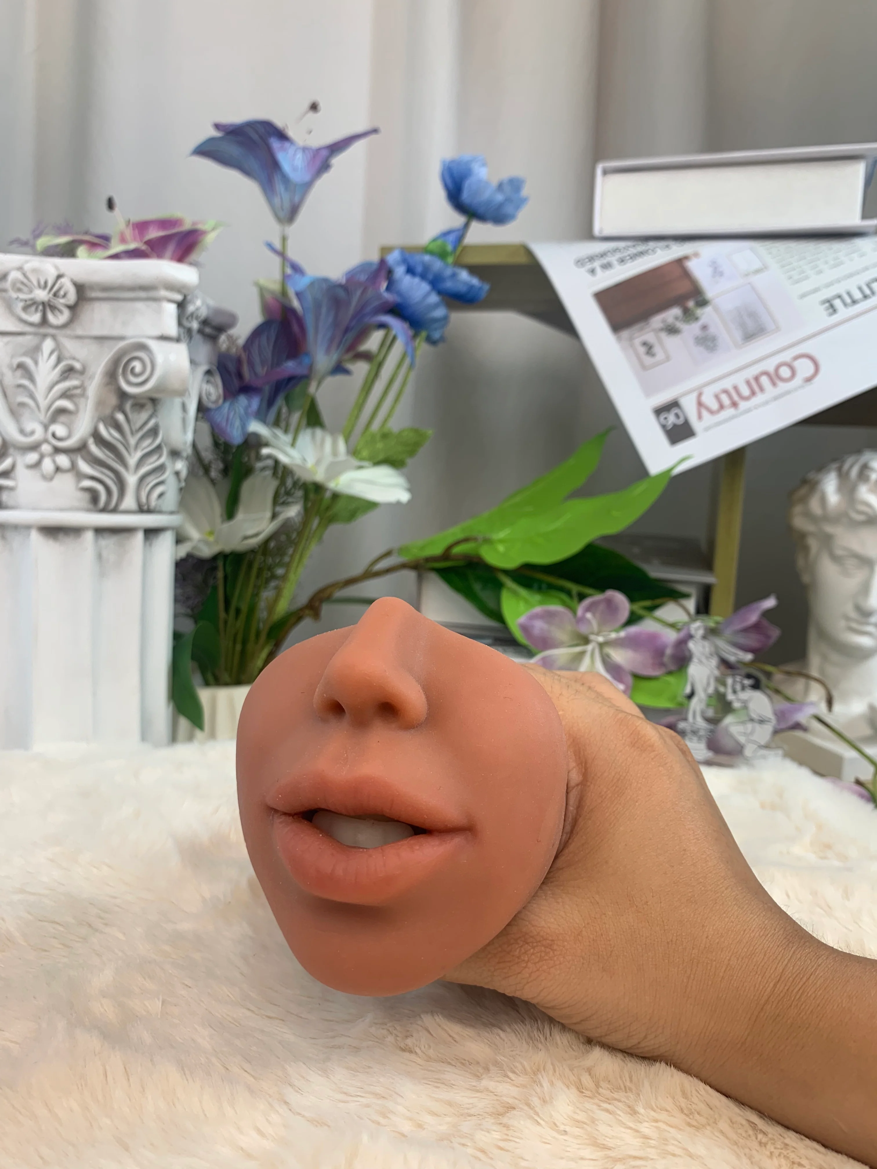 Free shipping丨3 in 1 Male Masturbator, Double-Ended Toy with Vagina & Anus & Mouth - Image 7