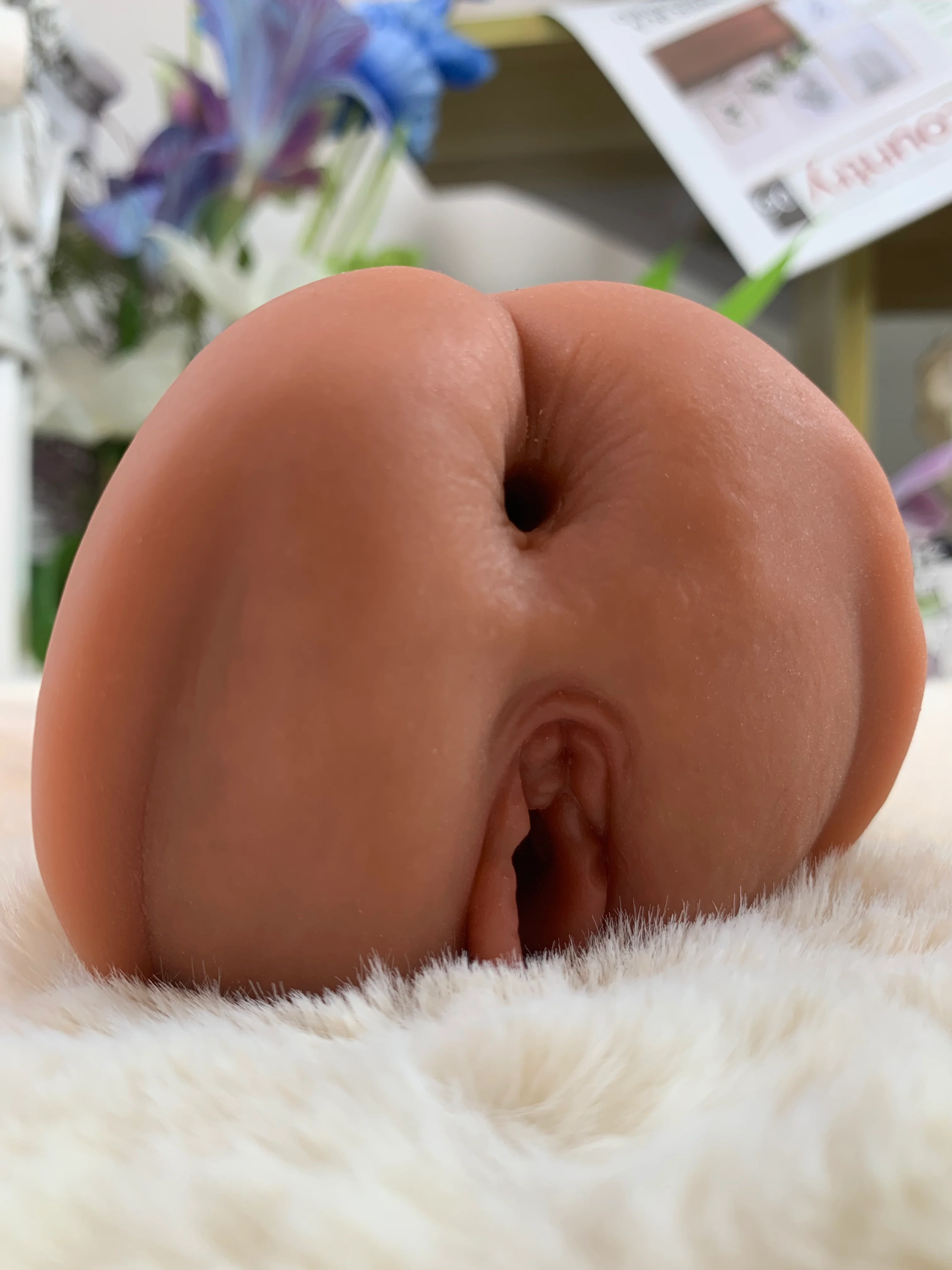 Free shipping丨3 in 1 Male Masturbator, Double-Ended Toy with Vagina & Anus & Mouth - Image 9