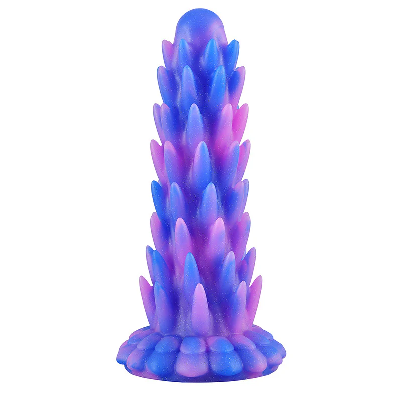 Free shipping丨Colorful Noctilucent Dildo with Strong Suction Cup, Adult Toy for Women - Image 4