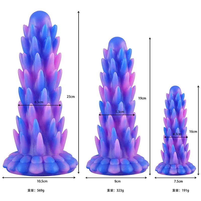 Free shipping丨Colorful Noctilucent Dildo with Strong Suction Cup, Adult Toy for Women - Image 8