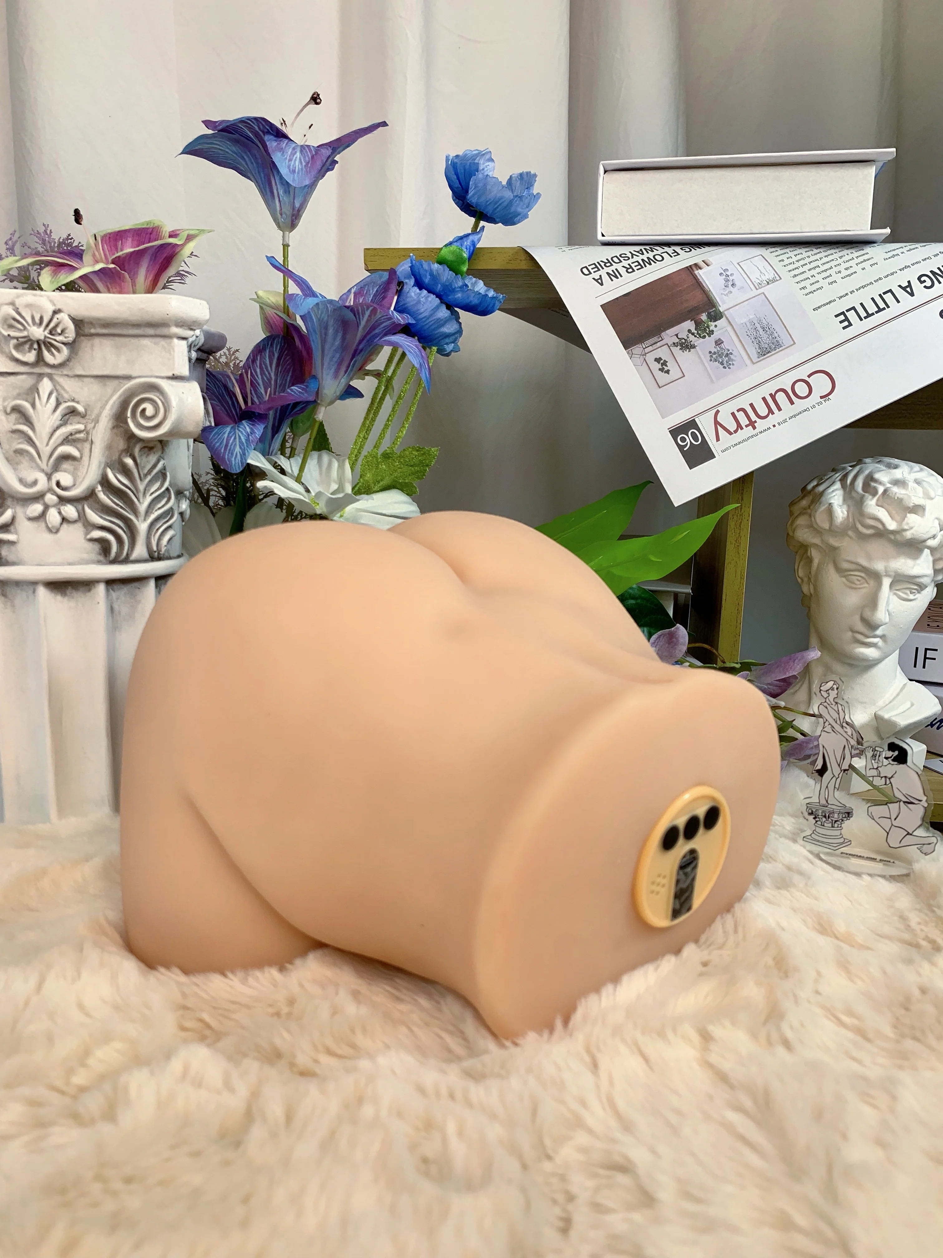 Free Shipping丨Electric 2-in-1 TPE Female Torso for Men – Vibration, Moaning, and Shaking Butt for Lifelike Pleasure - Image 4