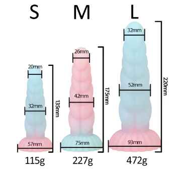 Free shipping丨Glow-in-the-Dark Colorful Dildo with Strong Suction Cup, Adult Toy for Women - Image 3