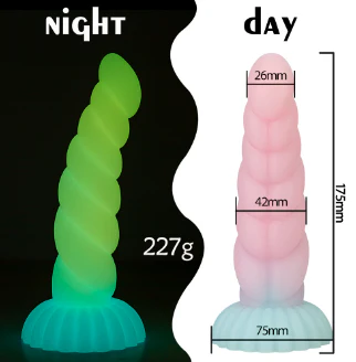Free shipping丨Glow-in-the-Dark Colorful Dildo with Strong Suction Cup, Adult Toy for Women - Image 8