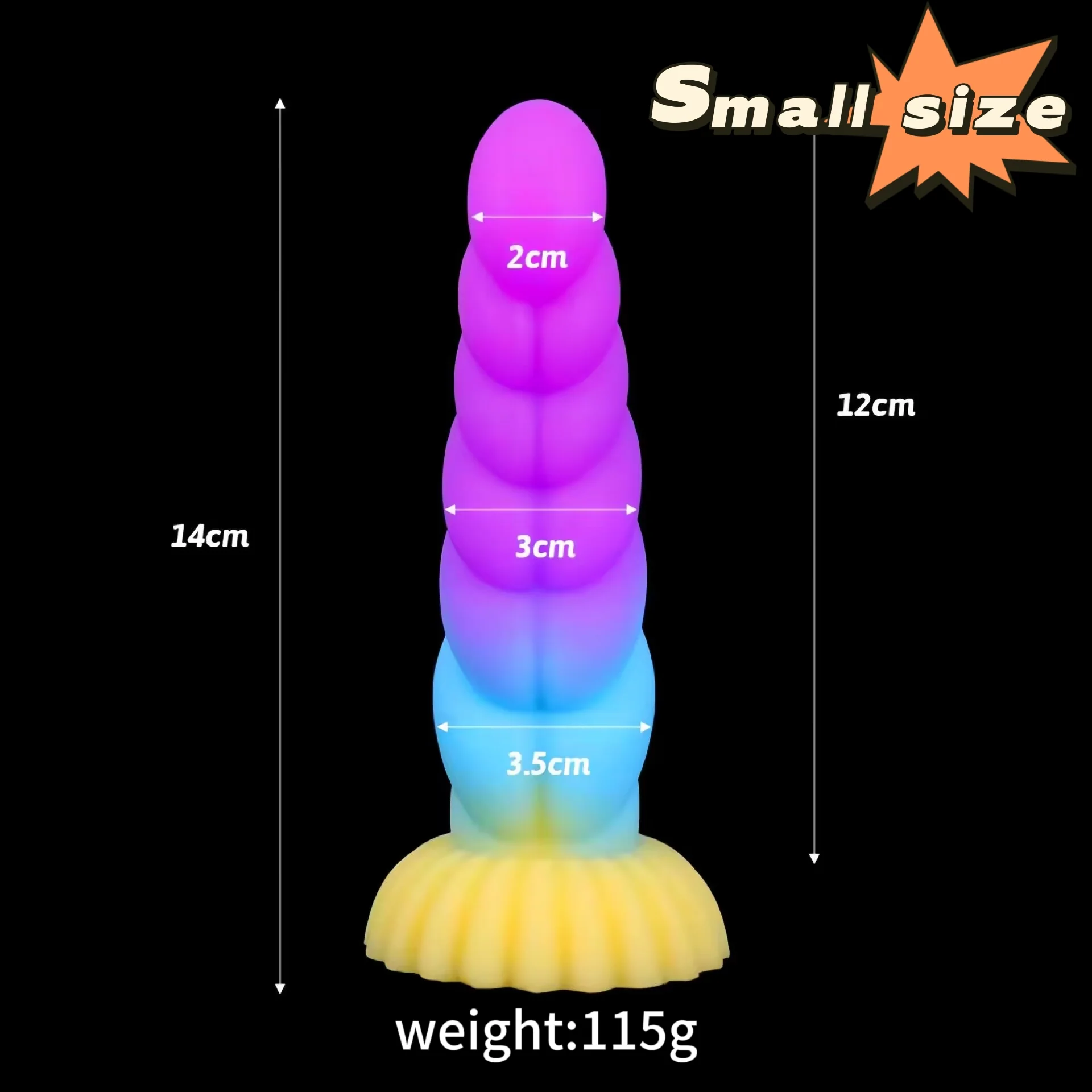 Free shipping丨Glow-in-the-Dark Dildo with Powerful Suction Cup, Adult Toy for Women - Image 4