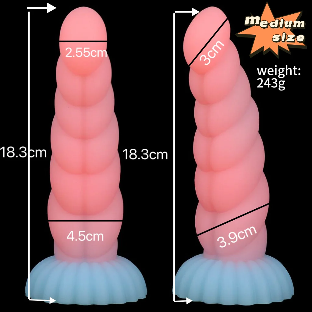 Free shipping丨Glow-in-the-Dark Dildo with Powerful Suction Cup, Adult Toy for Women - Image 5