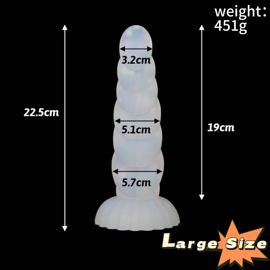 Free shipping丨Glow-in-the-Dark Dildo with Powerful Suction Cup, Adult Toy for Women - Image 6