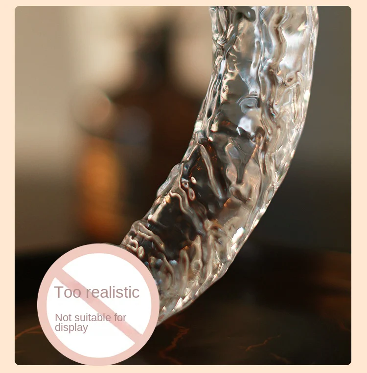 Transparent manual penis sex toy for women masturbating - Image 3